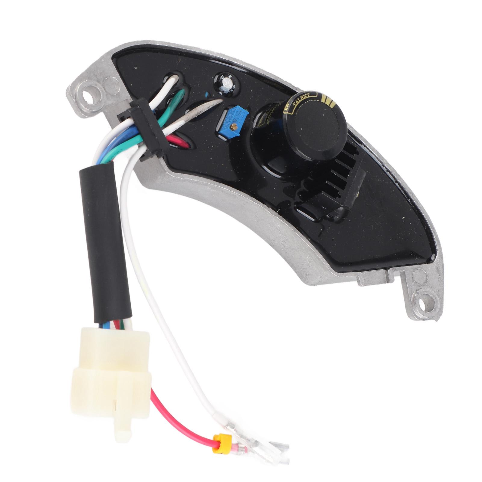 

Generator Voltage Regulator AVR 6 Wires Single Phase 250V 470UF Automatic Voltage Regulator for 3kw 5kw Generator Set