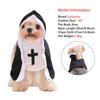 Pet Dog Nun Costume Halloween Clothes For Small Large Dogs Funny Puppy Dress Cloak Cosplay Set Christmas Festival Apparel Gifts