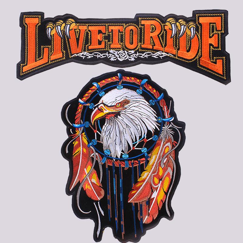 

Патч Череп Мотоцикл Байкер Большой Пришивной Термотрансферная Печать Виниловые Патчи Наклейка для Одежды Куртки DIY Аппликации Моющиеся Патчи