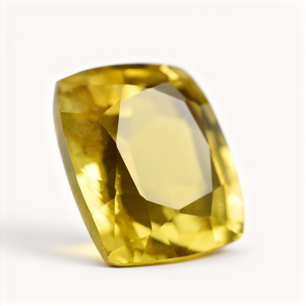 Rare Yellow Sapphire AAA+ CERTIFIED 10.55 Ct Cushion Cut Natural Loose Gemstone