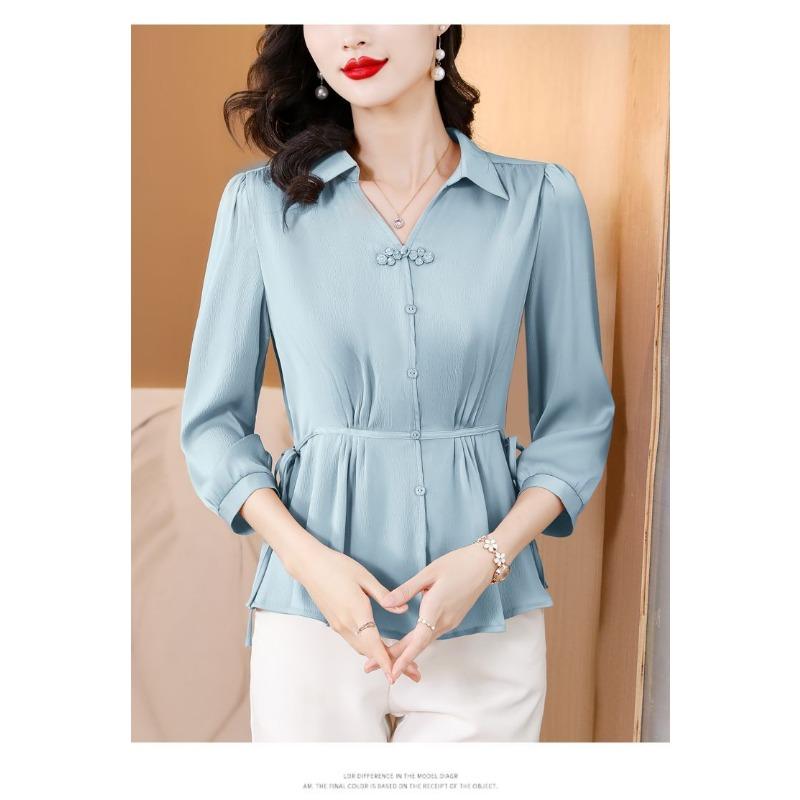 Nouveau Haut Slim 2025 pour 2025 Polyvalent et Tendance T-shirt Pullover Confortable