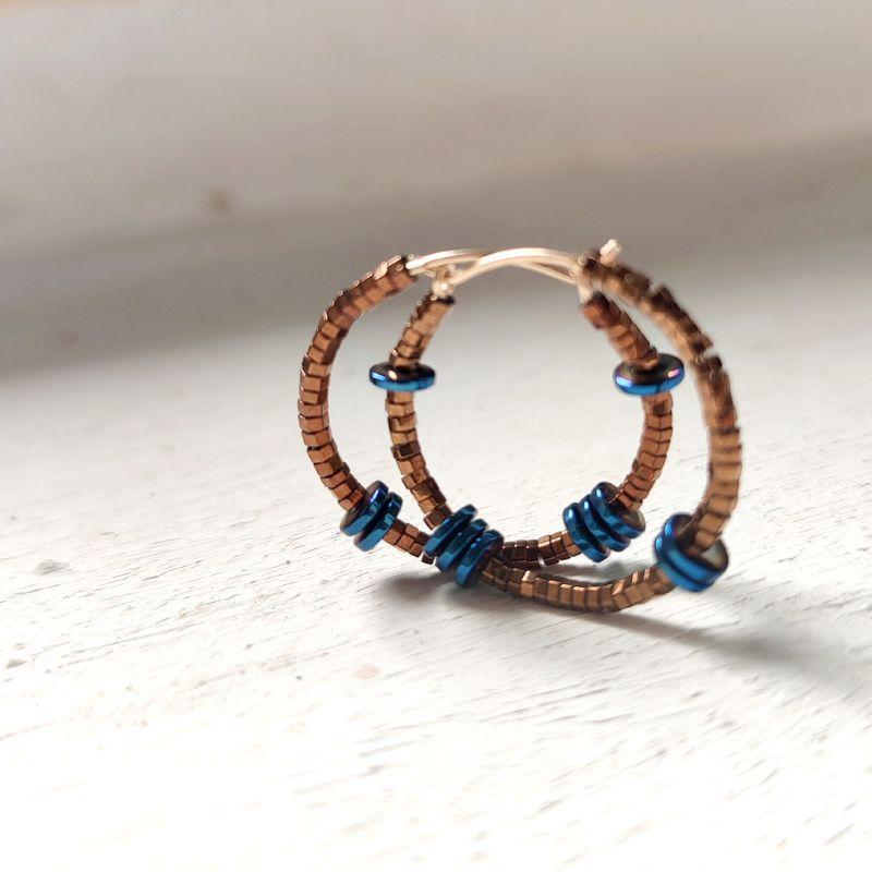 Sasia Coffee Blue 14K European and American Special-Interest Design Gilded Coffee