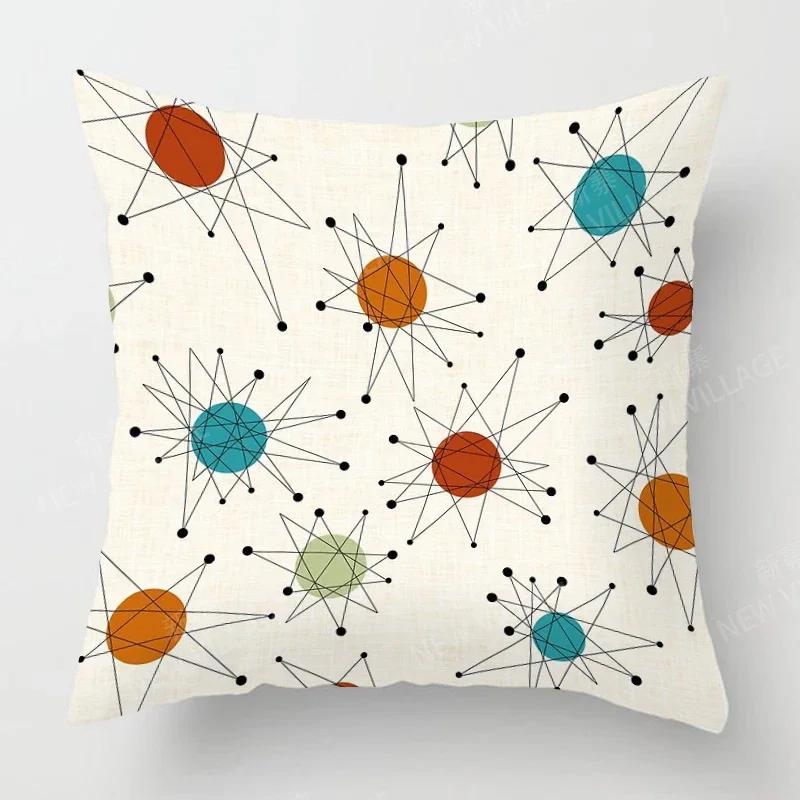 

Скандинавский осенний домашний декор осенняя наволочка для диванной подушки современный x x x x геометрия 66x66cm светло-коричневого