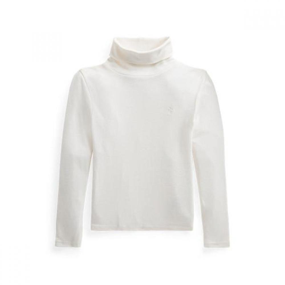 Polo Kids Girls 2 6 Rib Cotton Blend Turtleneck Cwpoknir8020051100 4