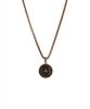 Pig&Hen Compass Pendant Necklace - Bronze