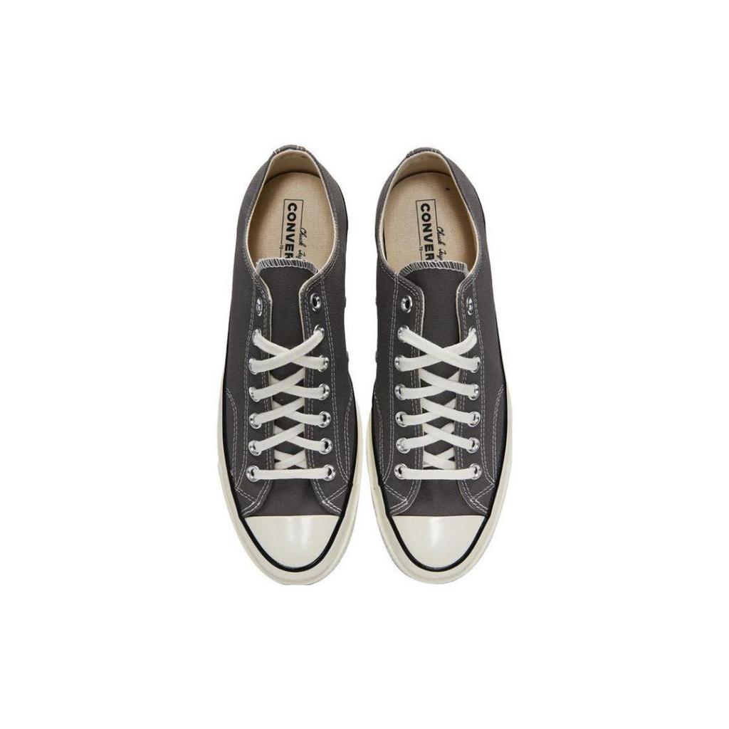 Converse Chuck 70 Vintage Canvas Low Origin Story Grey Unisex Sneakers Egret Black A05586C