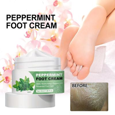 Heel Rescue Foot Cream, For Cracked, Calloused, Or Chapped Skin Heel Exfoliation To Prevent Dry, Cracked, Calloused Feet