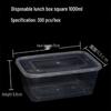 Disposable Transparent Square Lunch Box