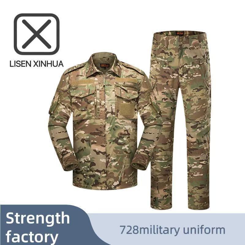 Lison Camouflage Suit Men Wear-resistant Outdoor Instructor