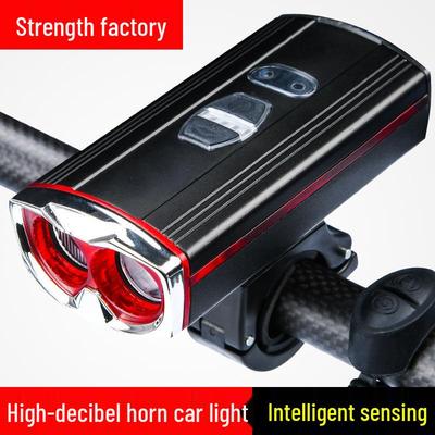 USB Rechargeable Rainproof Front and Taillight Set for Children's Mountain and Road Bikes – Strong Light for Night Riding