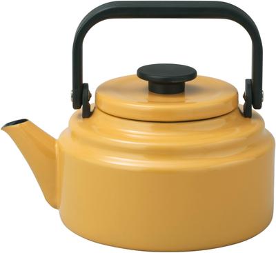Nodahoro Amukettle, Emaille, Induktionsgeeignet, Hitzebeständig, Yamabuki, 2L, AM-20K YB
