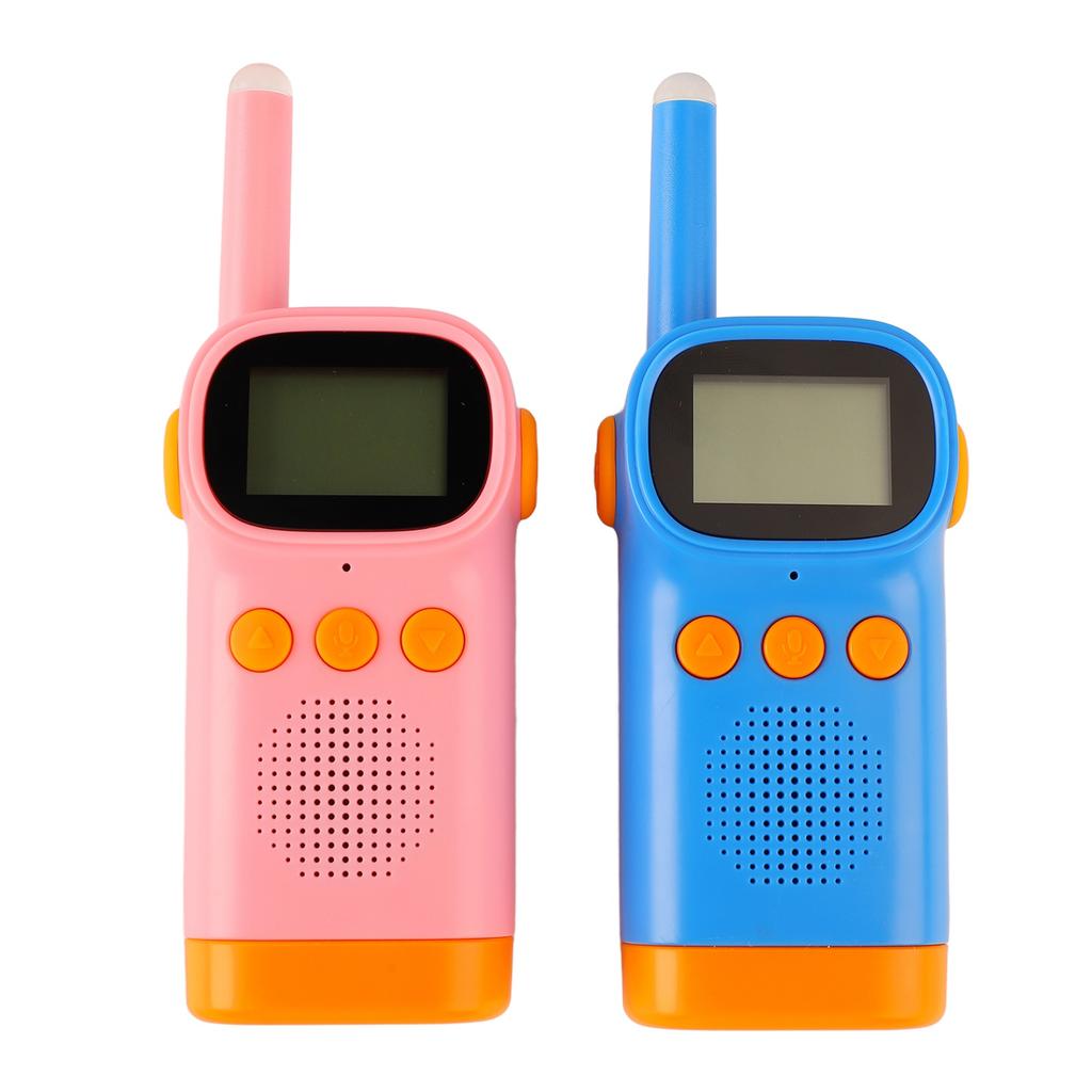2PCS Children Walkie Talkie Toy with Flashlight Long Range Handheld 2 Way Radio for Indoor Outdoor