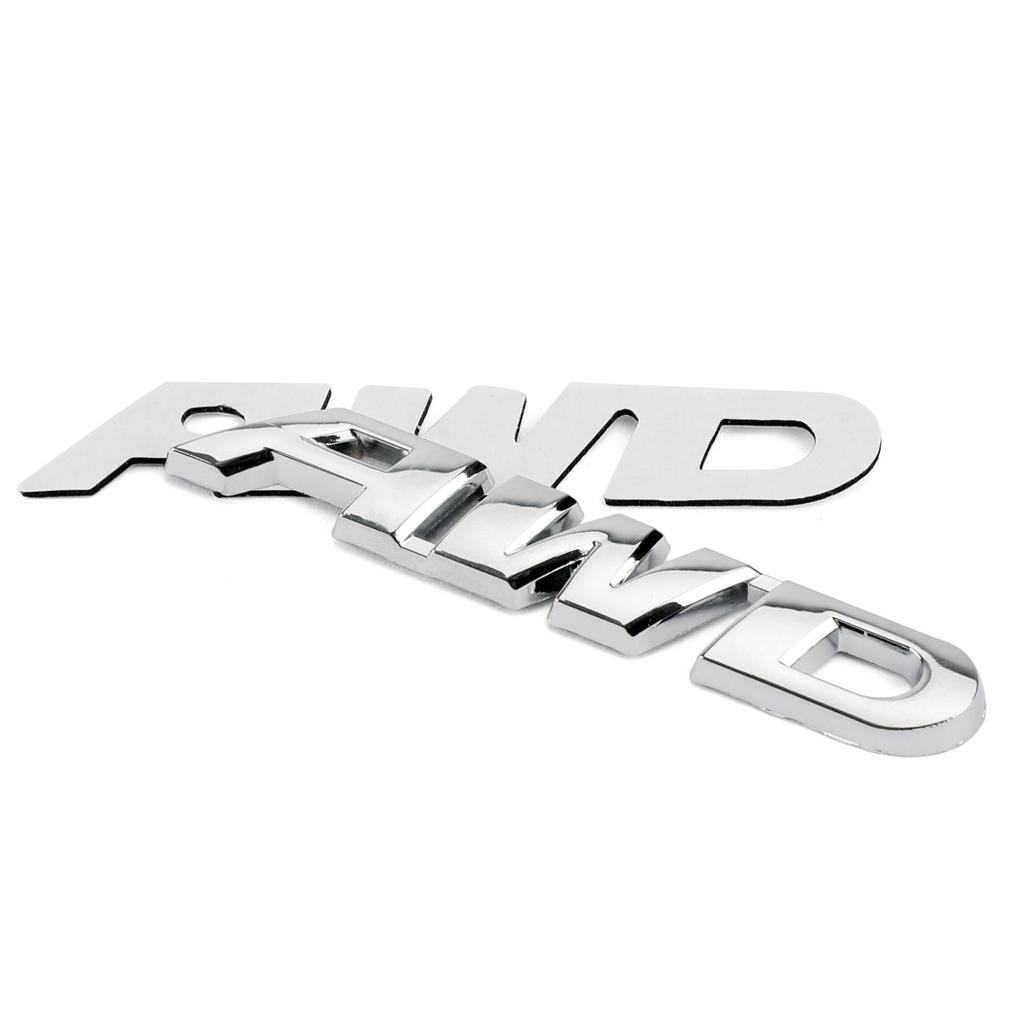 AWD Word Letter Metal Car Truck 3D Sticker Emblem Badge Decal Auto Car