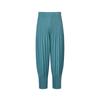 MONPLISSE [Women'S] New Baggy Fit Pleated Pants (Blue)