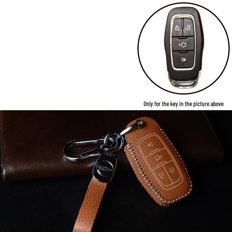 

Luxgen Na5 S5 U7 U6 MPV Viper Style Cowhide Key Fob Cover