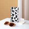 New Cow Print Glasses Storage Bag Automatic Closed Sunglasses Case Waterproof Pouch Glasses Protective Cover Eyewear Storage Bag