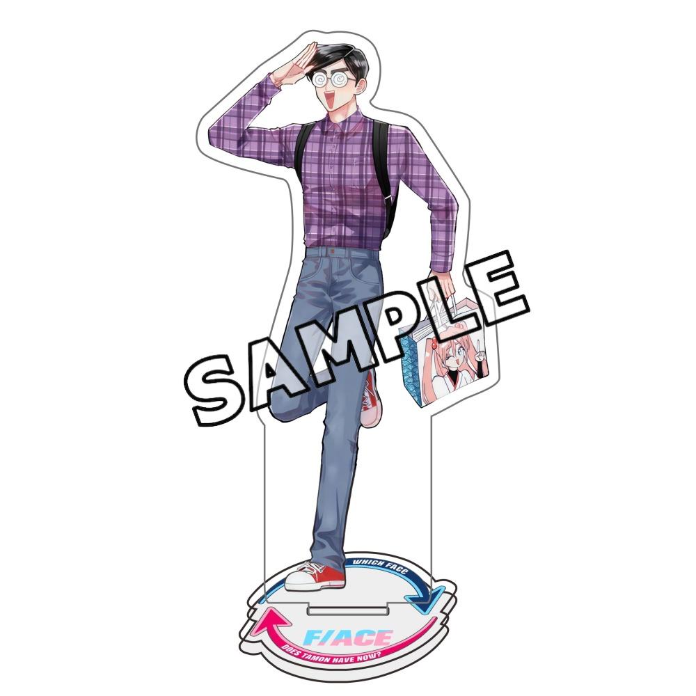Anime Tamon's B-Side Acrylic Standee Keychain Pendant Car Keychain F/ACE Tamon Transparent Desk Decor Bag Charm Gift for Fans