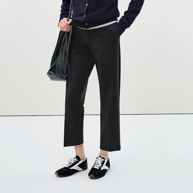 

LESS Women s Retro Cigarette Cropped Pants S