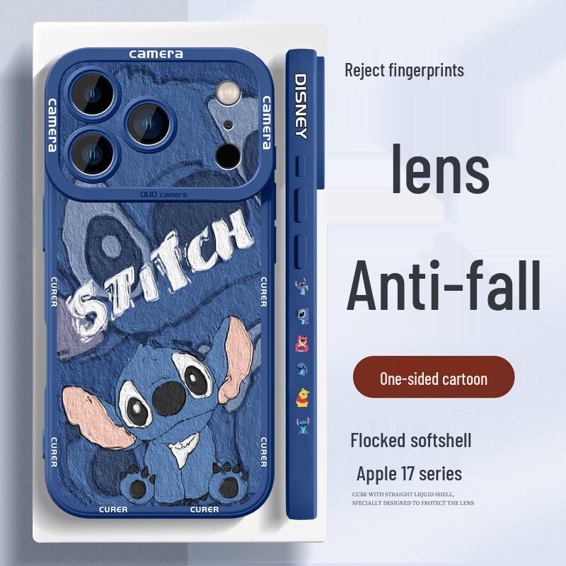 Cartoon Anti-Fall Soft Silicone iPhone Case with Full Lens Protection