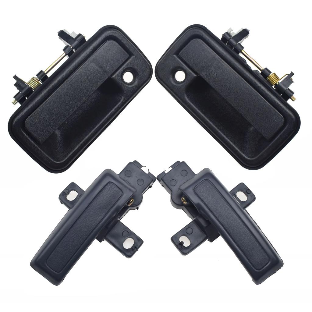 4 Stück Grau Außen Außen & Innen Autotürgriff Vorne Links Rechts Für Isuzu Trooper Pickup Amigo Rodeo & Honda Passport