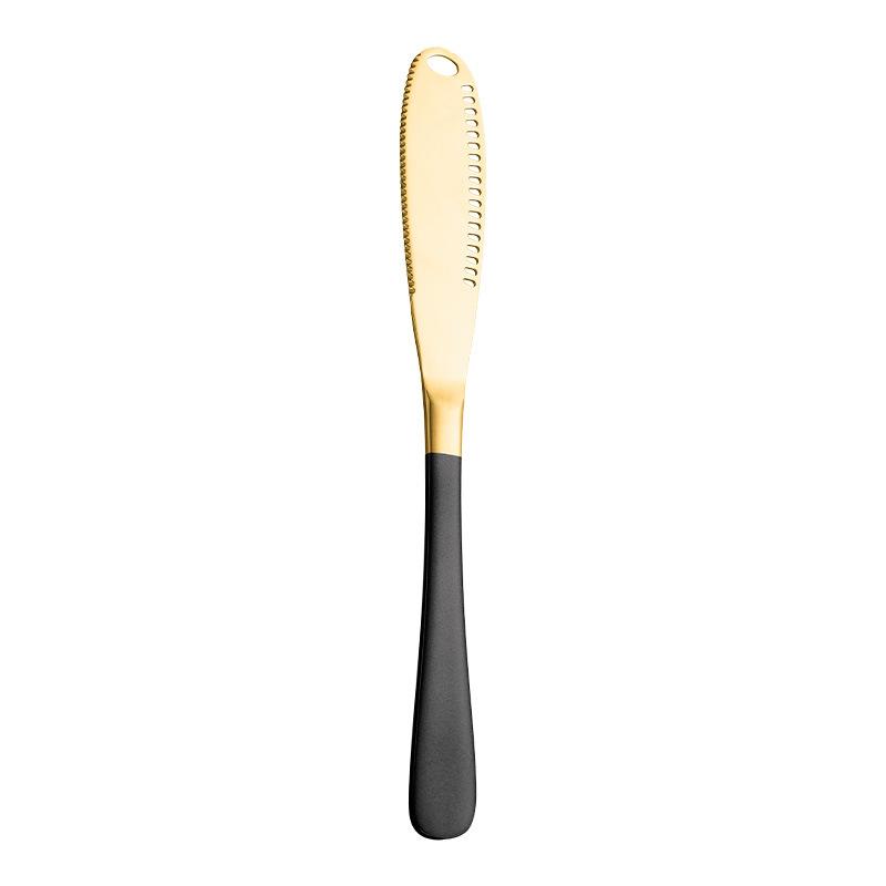 1PC Buttermesser Käse Dessertschneider mit Loch Gezacktes Steak Toast Brotaufstrich Marmelade Geschirr Home Geschirr Küchenwerkzeuge