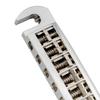 Musiclily Pro Pigtail-Style Wraparound Bridge for Les Paul/SG Guitars, Chrome, 10.5 Mm