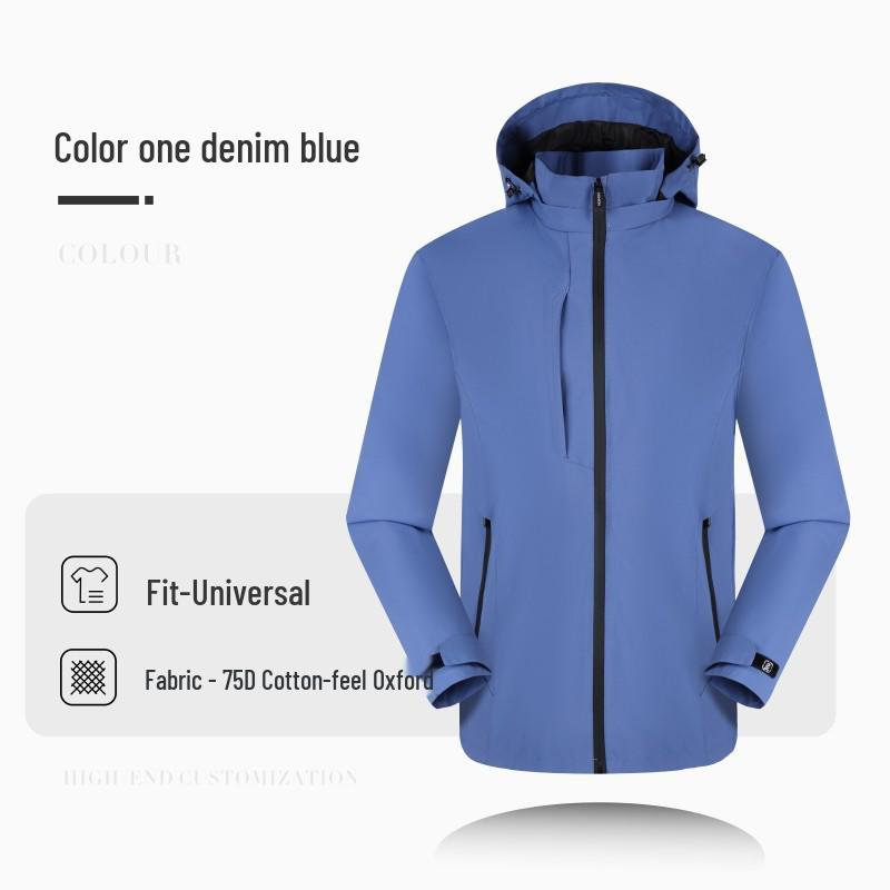 Customized Company Outdoor Jackets with Logo for Autumn/Winter Employee Workwear