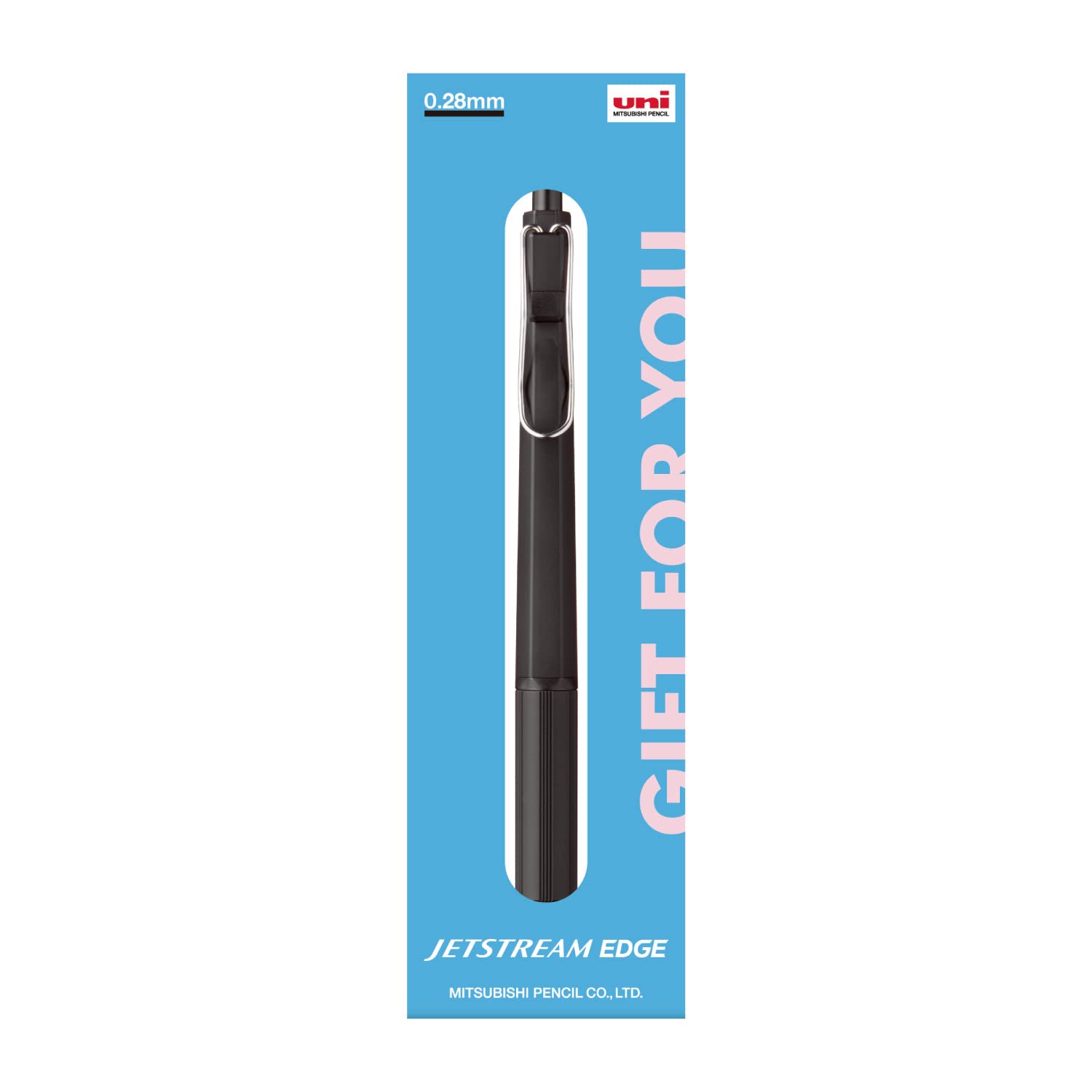Mitsubishi Pencil Jetstream Edge Шариковая ручка Ограниченный Подарок SXN1003282422 Масляная Ручка, 0.28, Издание, Упаковка, Черный,