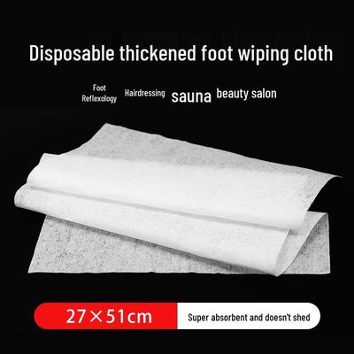 Thickened Disposable Non-Woven Foot Massage Towels for Salons