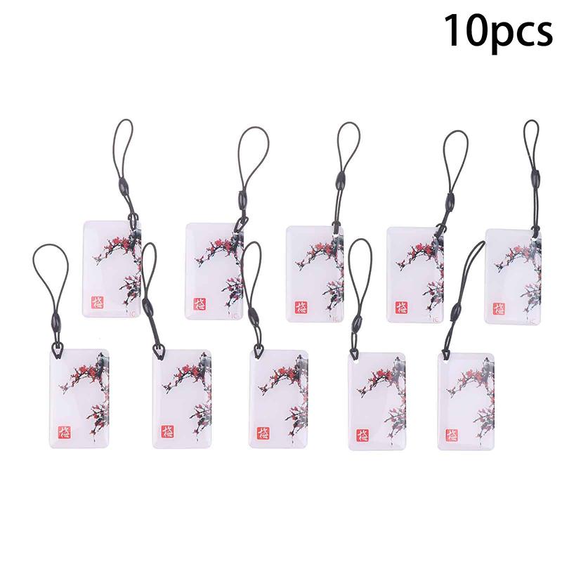 10Pcs 13.56Mhz IC Card TTlock BLE Electronic Smart Door Lock Card Digital Smart Fingerprint Locks Unlock Small RFID Card