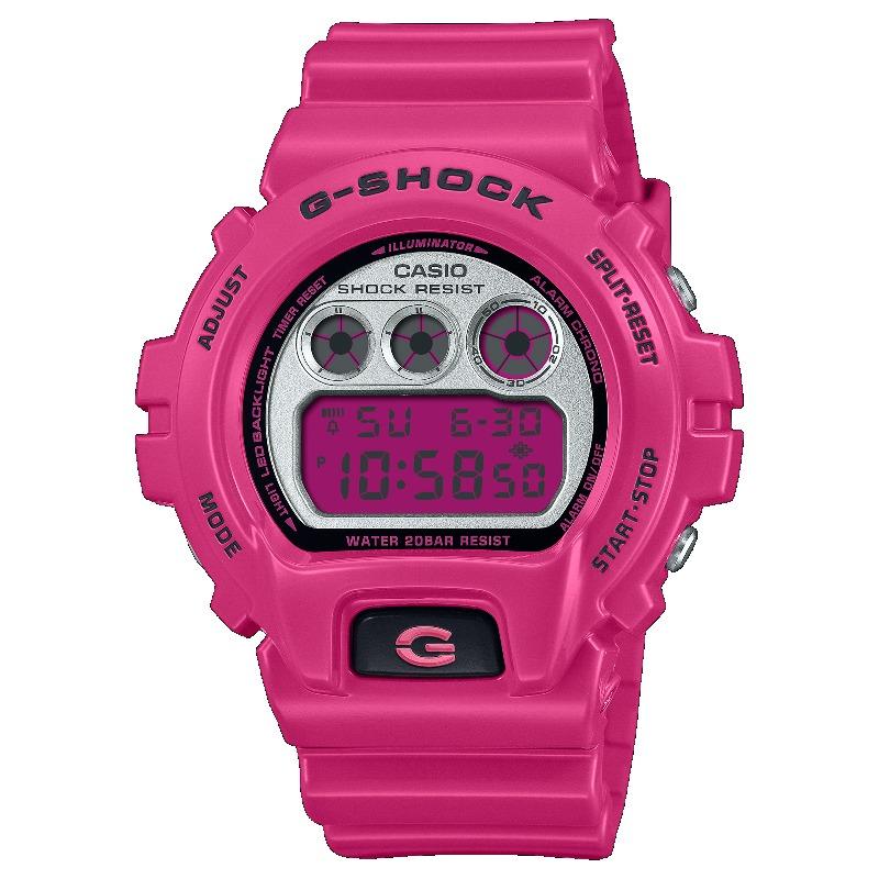 

Casio G-SHOCK Men s Resin 200M Water Resistant Digital Shock Resistant Quartz Watch DW-6900RCS-4 красный