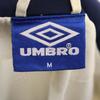 Umbro 90s Old Windbreaker M White Jacket Mesh Lining Men's Used