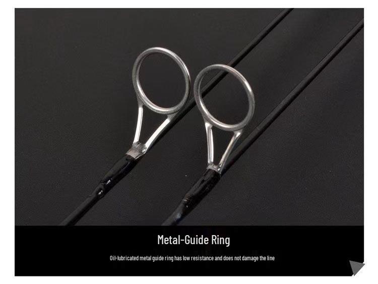 Soft Tip Jointed Ice Fishing Rod Set - 50cm/60cm Fiberglass for Freshwater