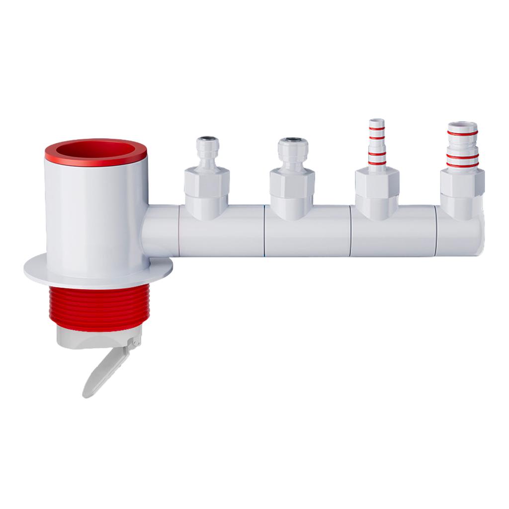 Kitchen Bathroom Drain Pipe Connector Universal Three Way Drain Pipe Connector Kitchen Bathroom Drainage Pipe Filters