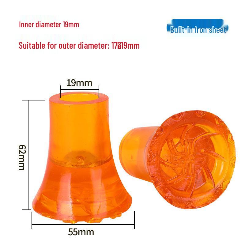 Non-slip Wear-resistant Quad Cane Rubber Feet Covers