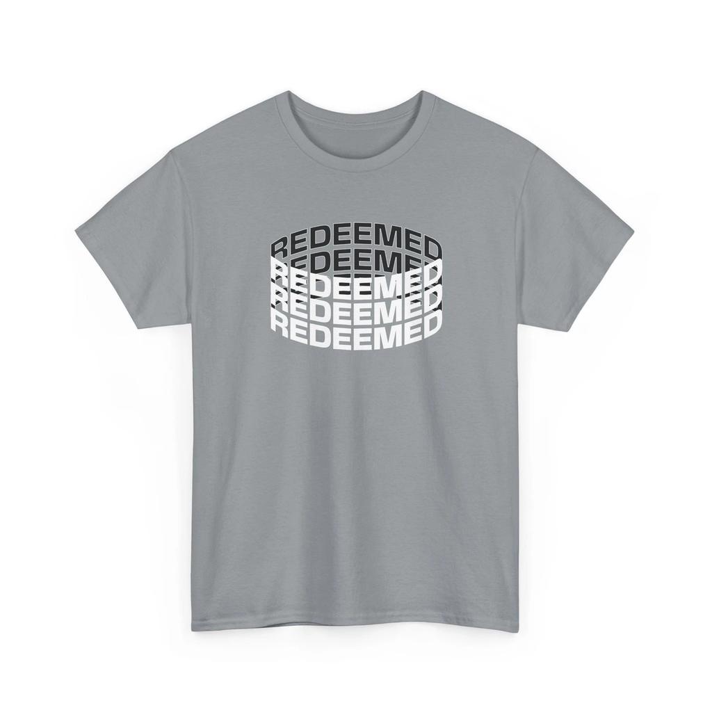 REDEEMED Christian Bible Verse T-Shirt