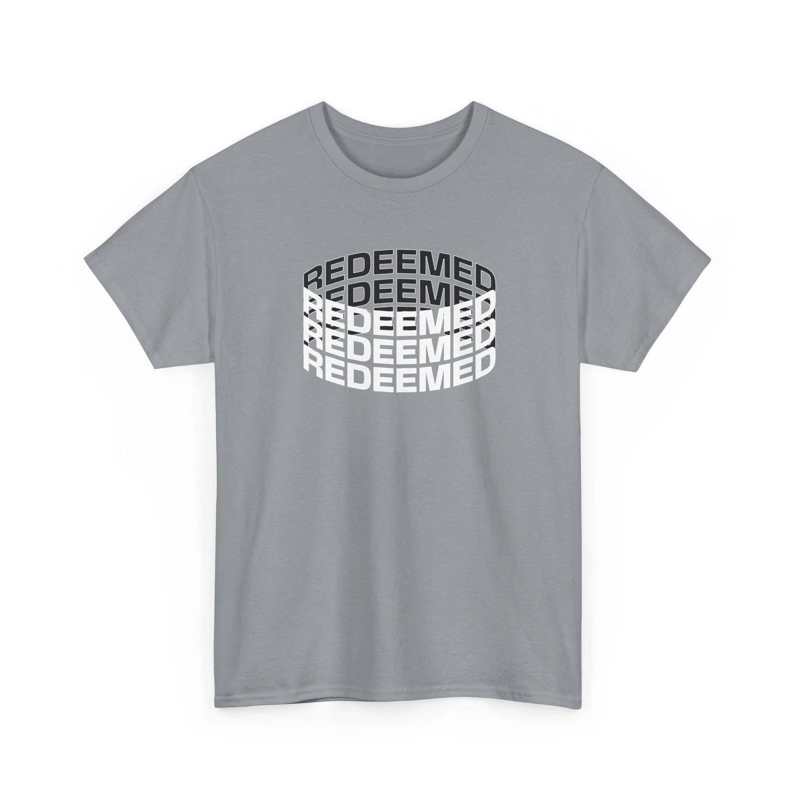 REDEEMED Christian Bible Verse T-Shirt XL