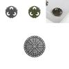 Celtic Knot Brooch With Electroplated Finish For Casual Daily Wear