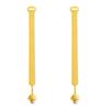 2Piece Adjustable Toilet Lid Lifter Ergonomic Sanitary Handle For Effortless Cleaning