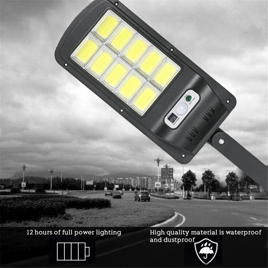 LED Solar Street Light Infrared Sensor Outdoor Wall Lamp+Remote Control