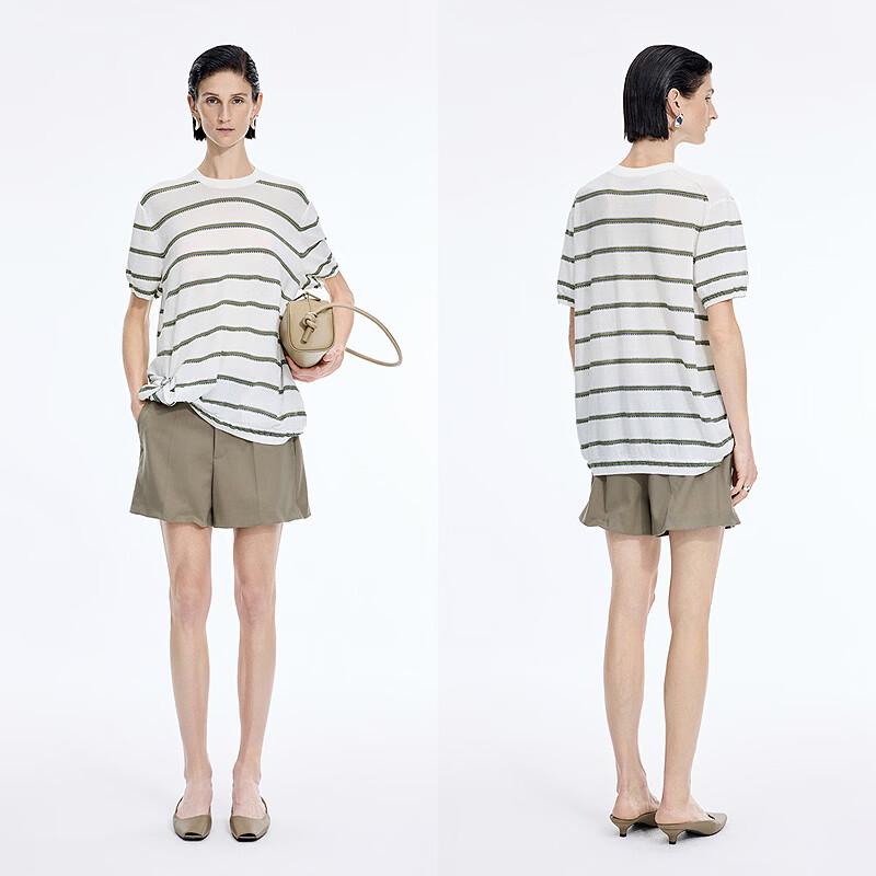 JNBY 2026 Summer Loose Straight-Leg Shorts