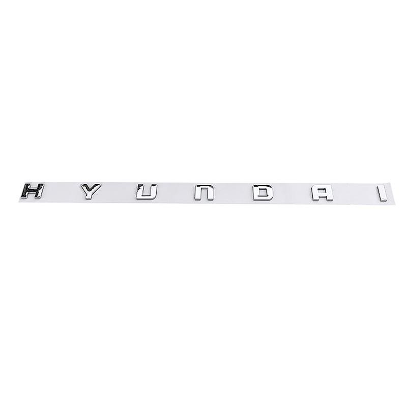 ABS Car Trunk Sticker for Hyundai Elantra Tucson Santa Fe Sonata I30 I20 Ix25 Ix35 N Line Front Badge Rear Letter Accessoire AG3