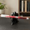 Stylish Desktop Pen Display 3D Printed Knight Holder, Medieval Armor Pencil Stand Figurine Organizer, Creative Ornament for Office Study Gaming Table