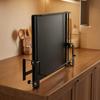 Space-Saving Foldable Cabinet-Door Rack Expandable Fold-down Door with