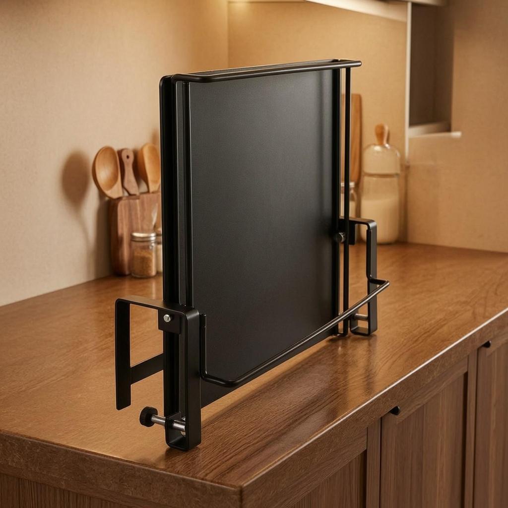 Space-Saving Foldable Cabinet-Door Rack Expandable Fold-down Door with