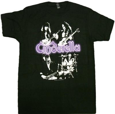 Cenerentola - Maglietta da Uomo 100% Cotone - Top - Gruppo Rock Americano Tom Keifer Jeff LaBar Regalo