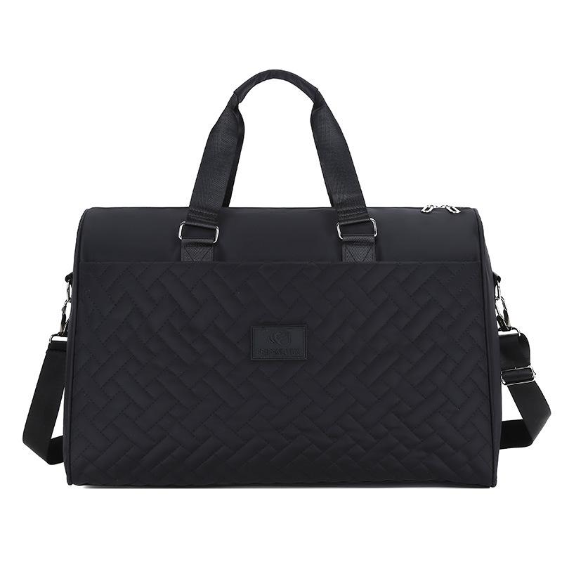 

Сумка для багажа на короткие расстояния, модная сумка для посадки, портативная водонепроницаемая дорожная сумка большой емкости для хранения M чёрный