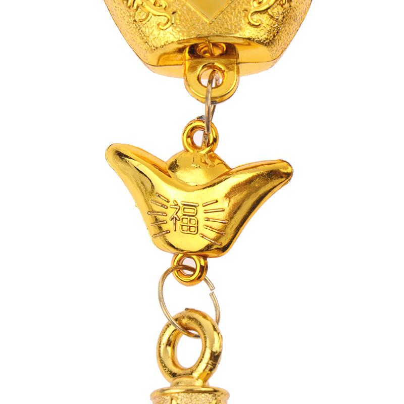 

1 шт. 2024 год Дракона, золотой пластиковый знак зодиака Дракон, автомобильное зеркало заднего вида, подвесной кулон, счастливый талисман года, подарок по фэншуй