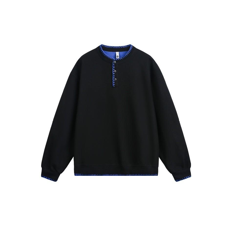 

ACE Retro Ethnic Henley Youth Hoodie HW3801 XXL чорний/синій