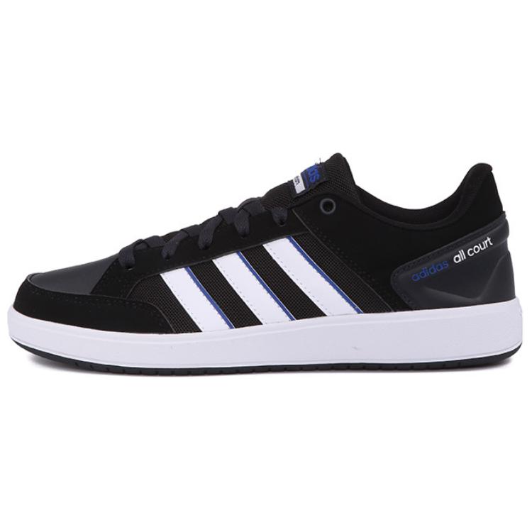Adidas Cloudfoam All Court Comfortable Versatile Non-Slip Durable Low-Top Tennis Shoes Men Sneakers Black DB0398